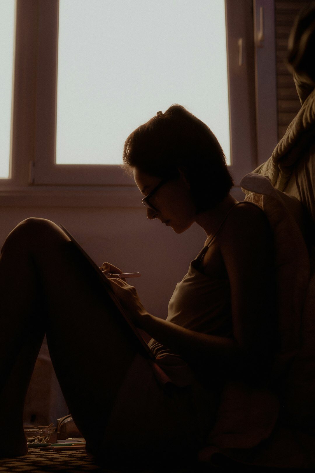 actress reading script